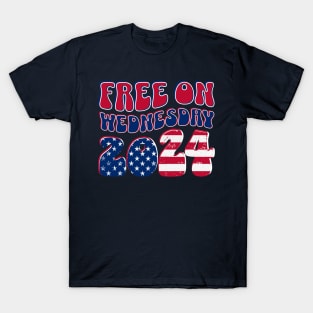 I Hear You Free On Wednesday Biden Anti Trump USA Election 2024 T-Shirt